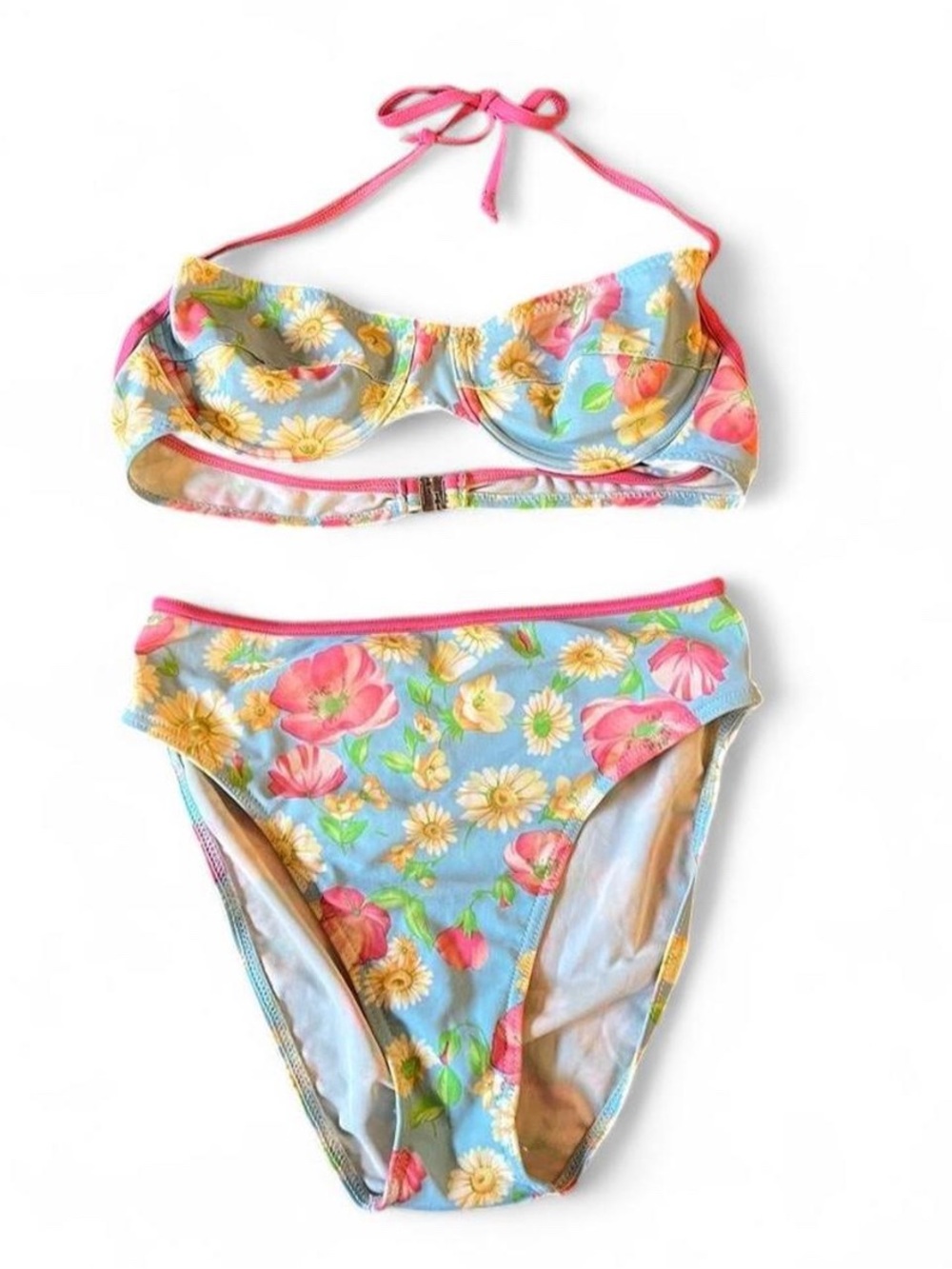 Floral Vintage 90s Bikini